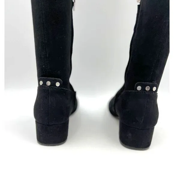 Dolce Vita Jimmy Boot Black Stella Suede Over the Knees Thigh High
