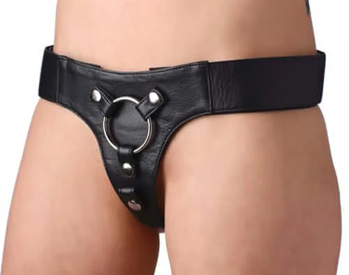 Domina Adjustable Wide Band Strap on Harness