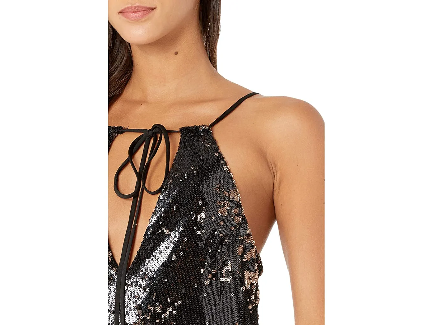 Double Take Sequin Mini Slip Dress