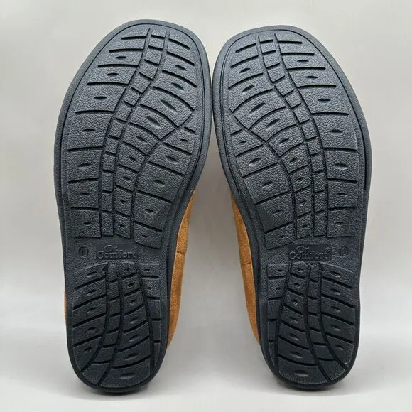 Dr Comfort Easy Comfort Slippers Men's Size 10 W Diabetic Sleepers Gel Inserts