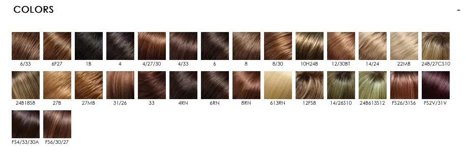 easiPart French 8" - Jon Renau Exclusive Colors