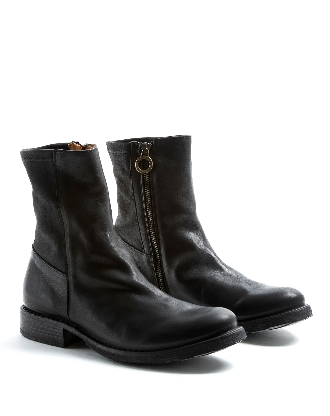 EBE Black Leather Boots