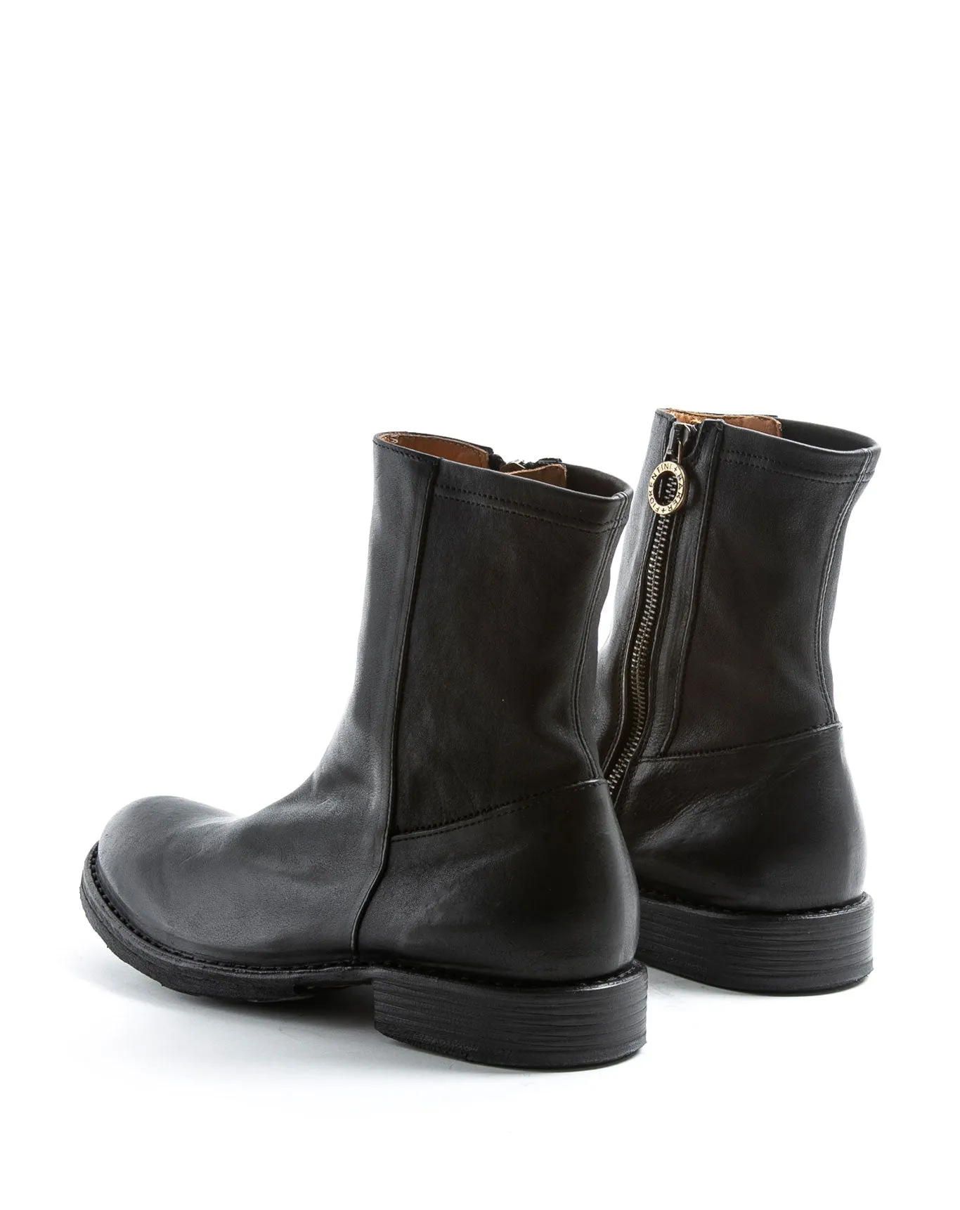 EBE Black Leather Boots