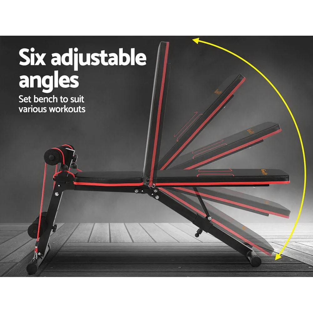 EFit Weight Bench Adjustable FID Bench Press Home Gym 150kg Capacity- ONLINE ONLY