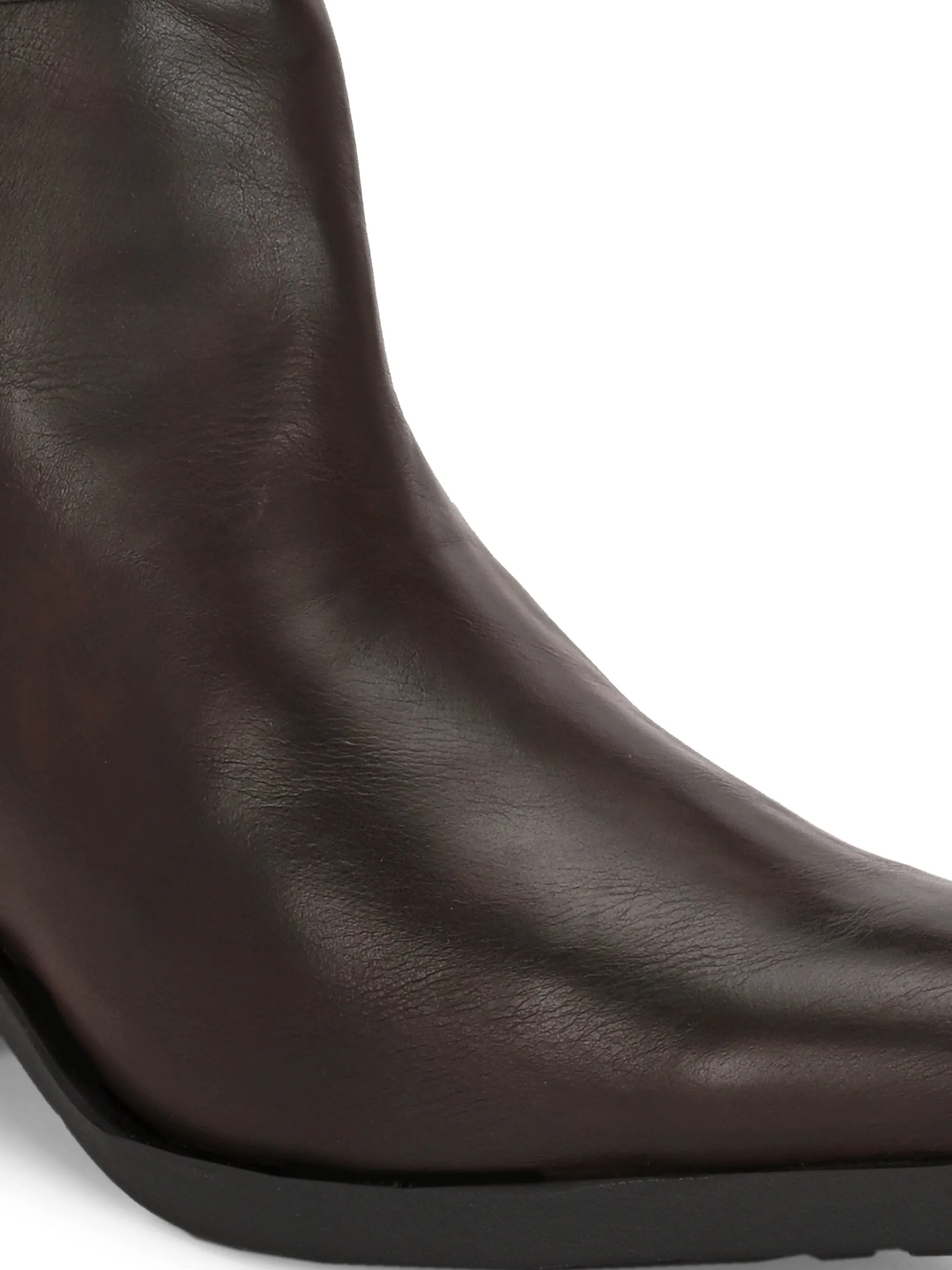 EL PASO Women Faux Leather Casual Slip On Boots