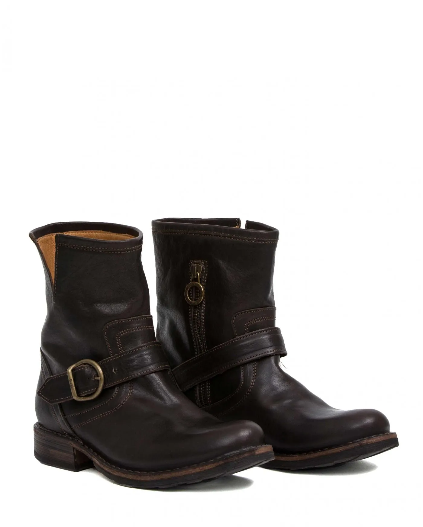 ELI Brown Leather Boots