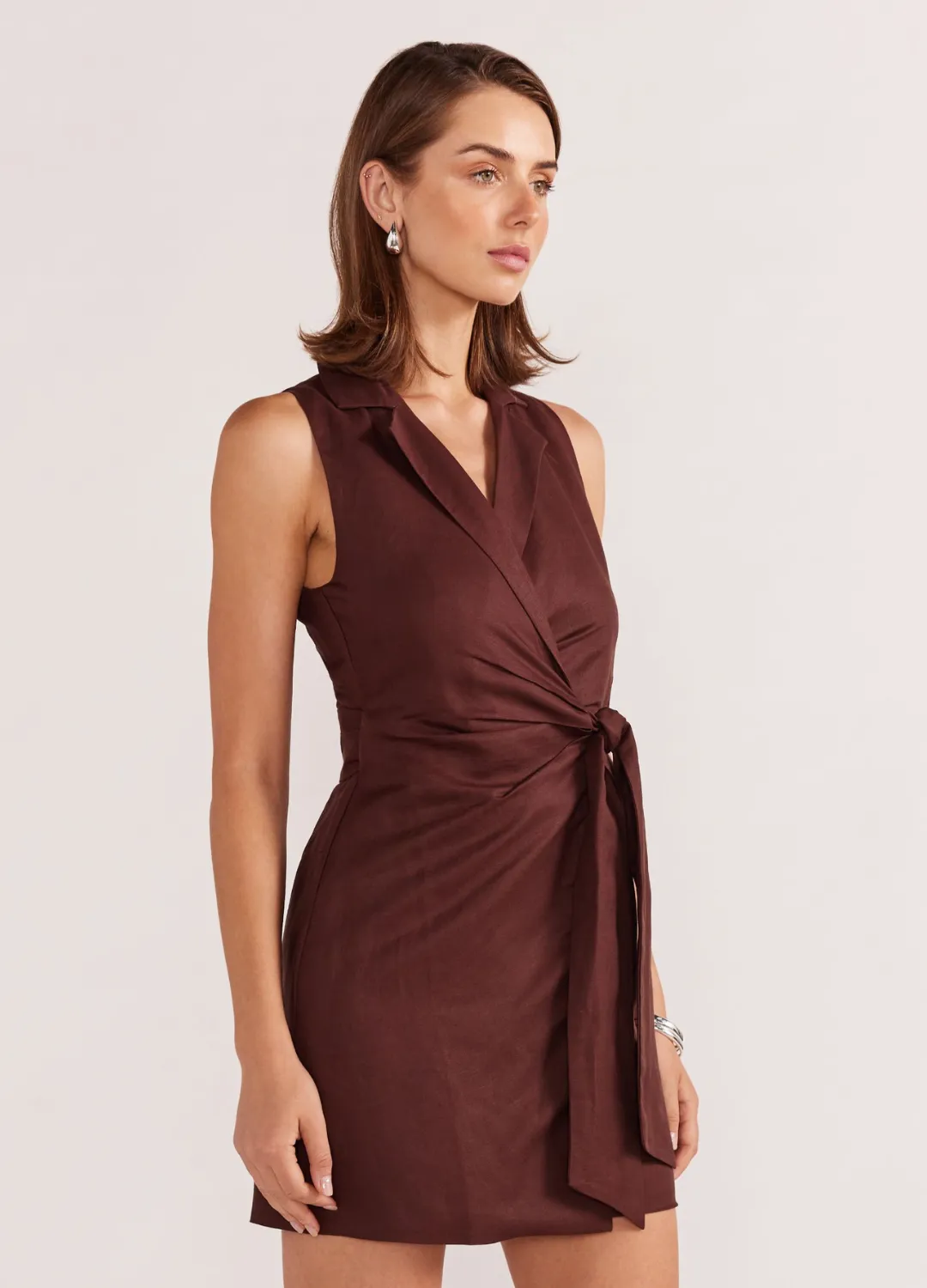 Ellison Wrap  Mini Dress