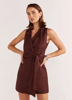 Ellison Wrap  Mini Dress