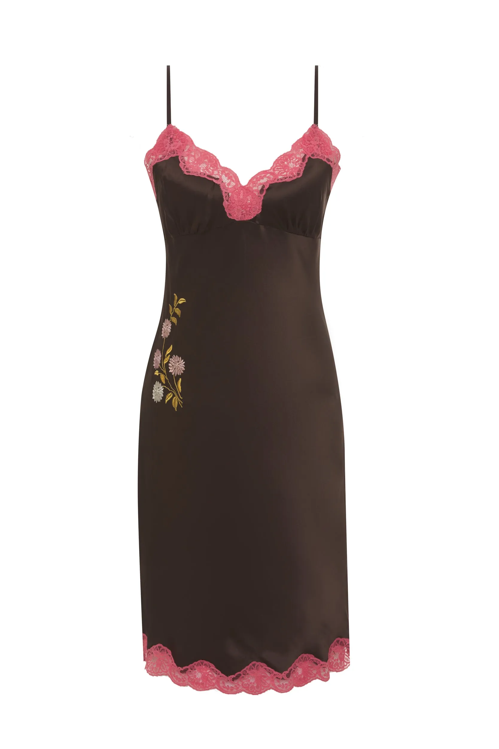 Embroidery Slip Dress