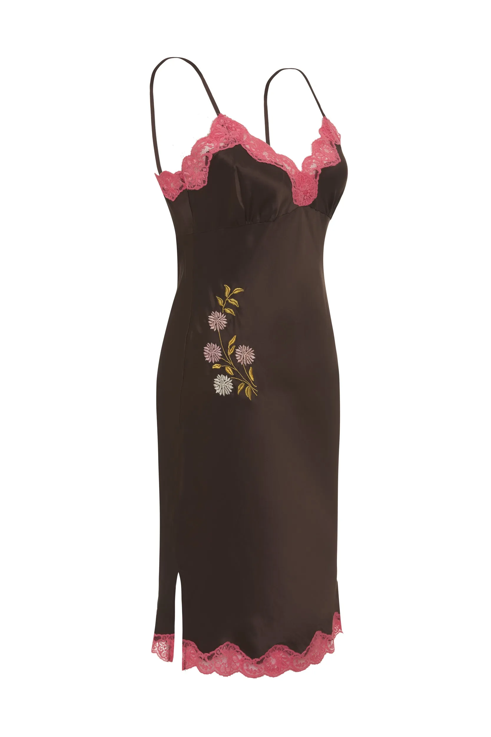 Embroidery Slip Dress