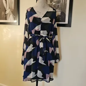 EUC Banana Republic sz L multi colored dress
