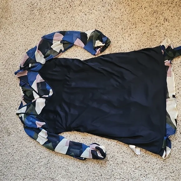 EUC Banana Republic sz L multi colored dress