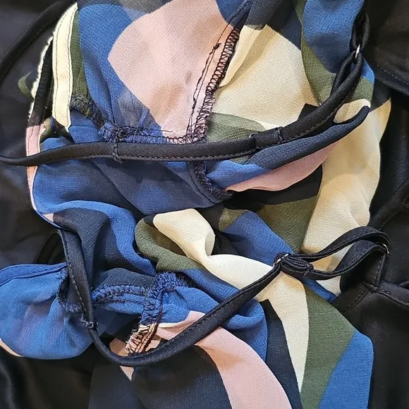 EUC Banana Republic sz L multi colored dress