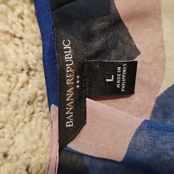 EUC Banana Republic sz L multi colored dress