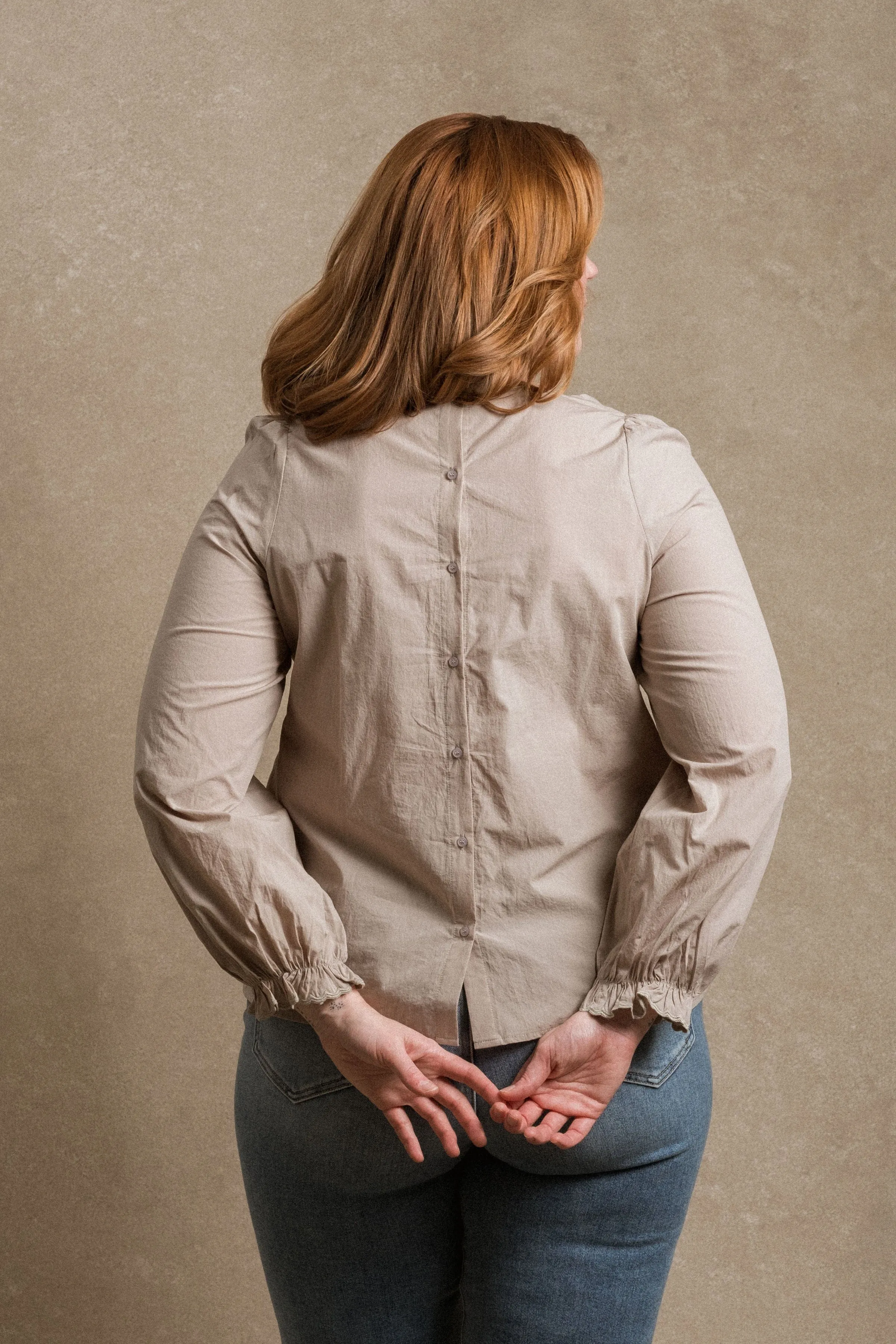 Evanston Blouse - Greige