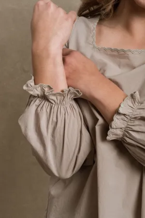 Evanston Blouse - Greige