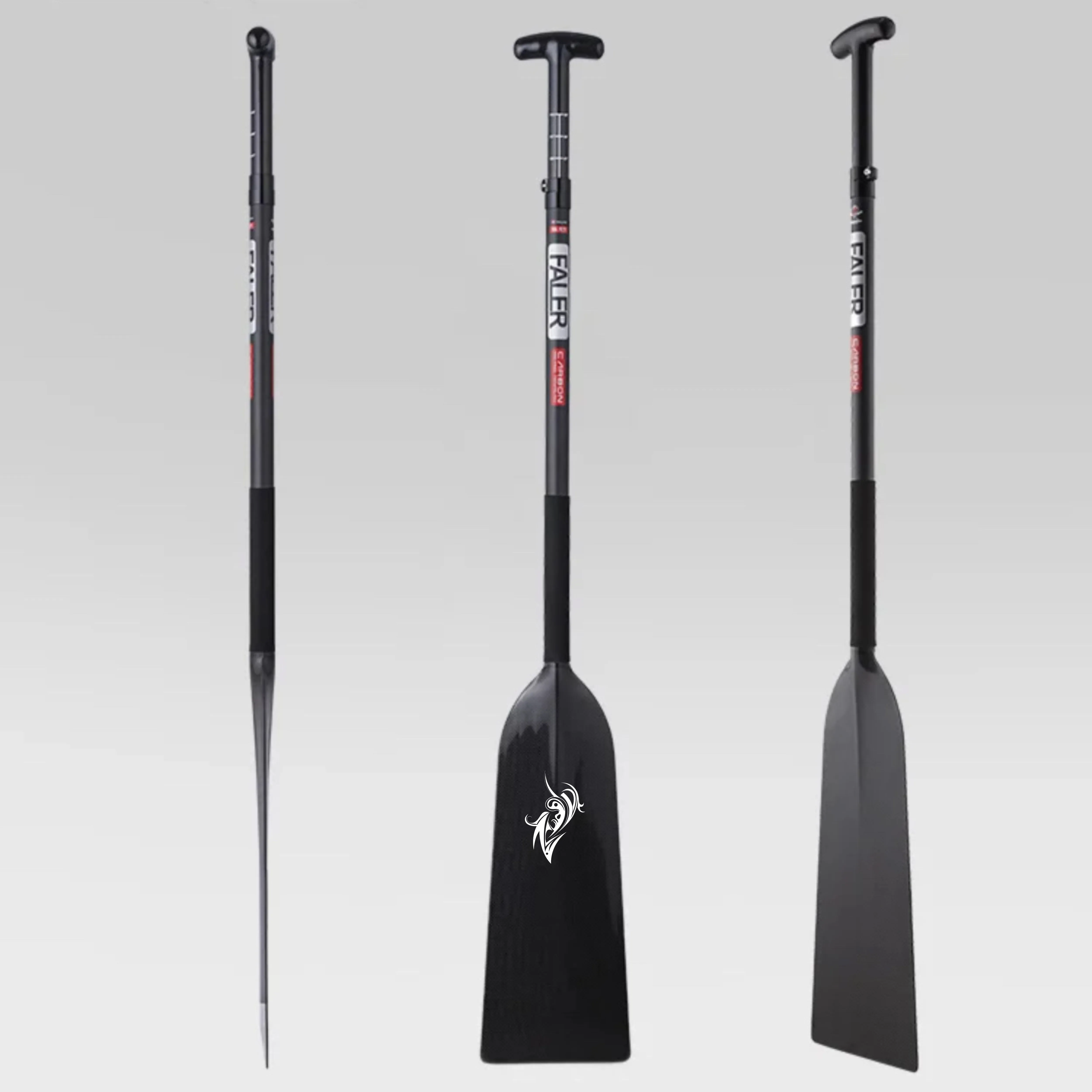FALER Adjustable paddle (Allen Key / With small aesthetic defaults) - Black Glossy