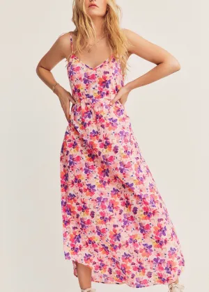 Faraday Slip Dress (Pink Mauve Sunset)
