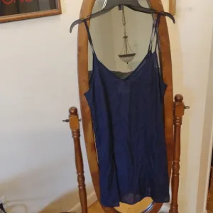 FARM Rio Navy blue slip dress adjustable size medium