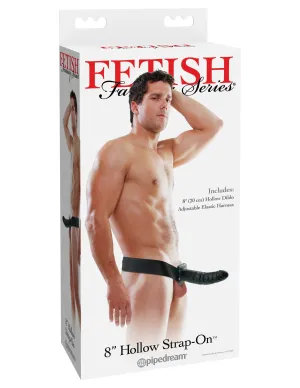 Fetish Fantasy Series 8" Hollow Strap-On - Black