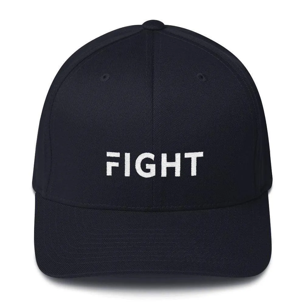 Fight Fitted Flexfit Twill Baseball Hat
