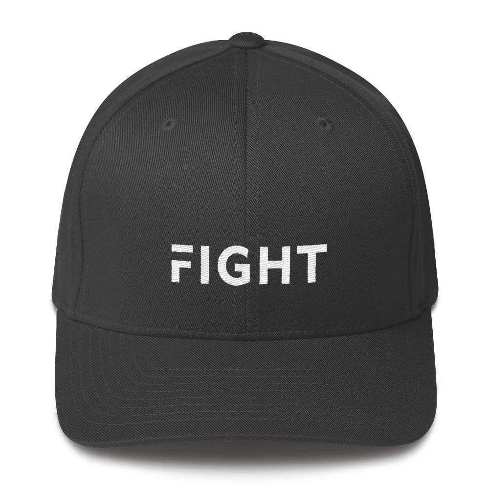 Fight Fitted Flexfit Twill Baseball Hat