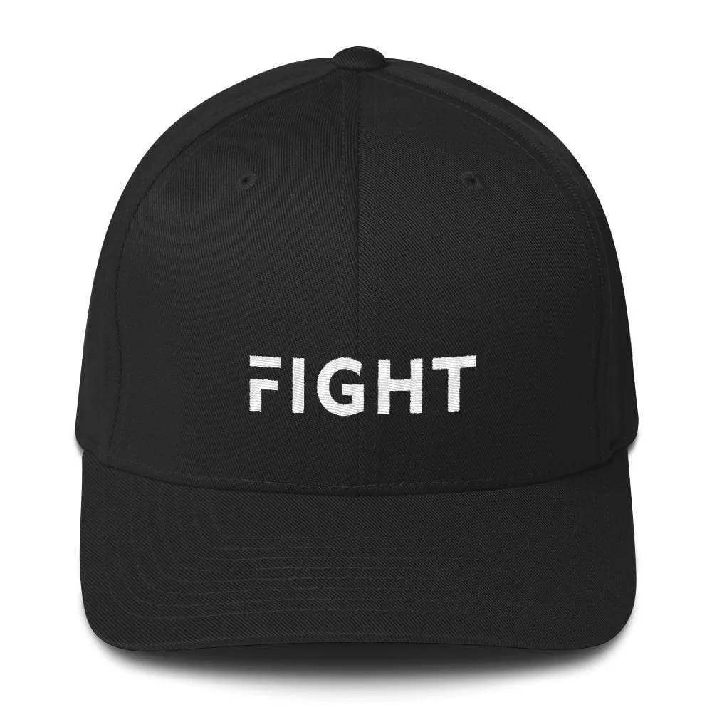 Fight Fitted Flexfit Twill Baseball Hat