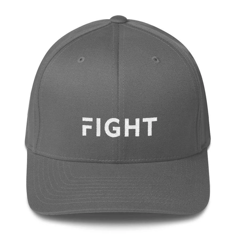 Fight Fitted Flexfit Twill Baseball Hat
