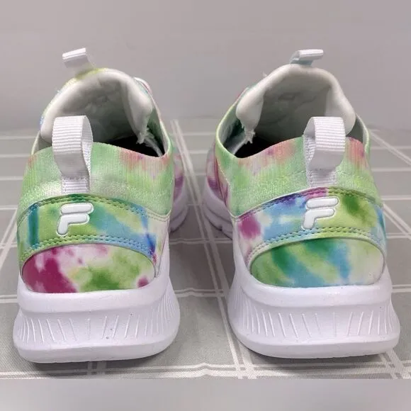 Fila Womens Tie Dye Size 8.5 Casual Slip On No Tie Sneakers Replacement Insoles