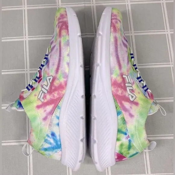 Fila Womens Tie Dye Size 8.5 Casual Slip On No Tie Sneakers Replacement Insoles