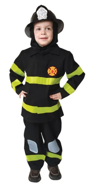 Fire Fighter 3 To 4 Toddler  Costume