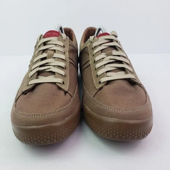 FitFlop Ffbuzz Mens Size 11 Brown Lace Up Casual Sneaker Shoes 386-286