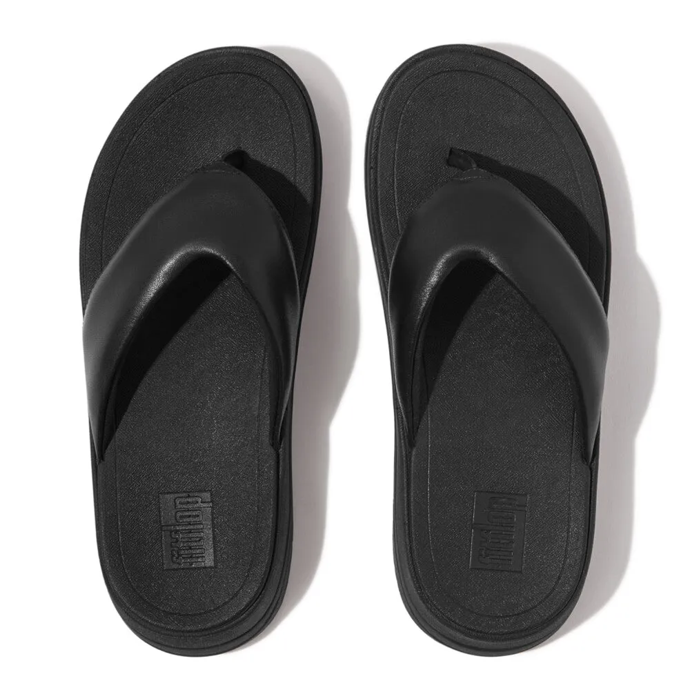 FitFlop SURFF Padded-Leather Toe-Post Sandals