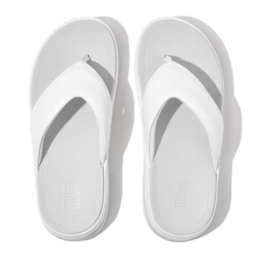 FitFlop SURFF Padded-Leather Toe-Post Sandals