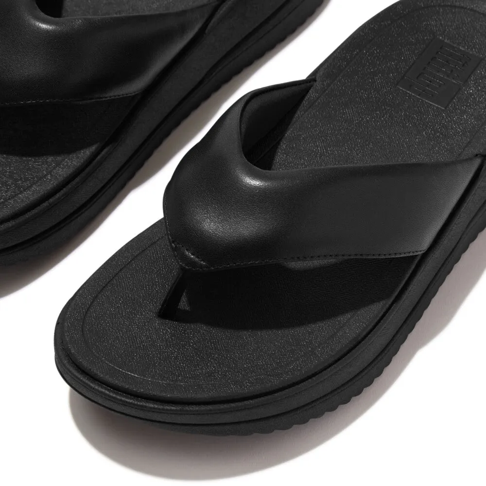 FitFlop SURFF Padded-Leather Toe-Post Sandals