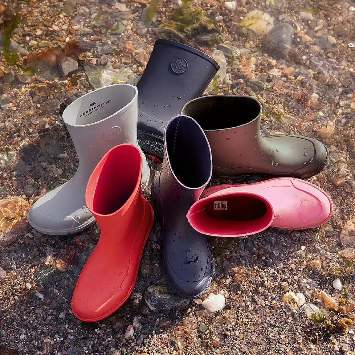FitFlop WONDERWELLY Short Wellington Boots