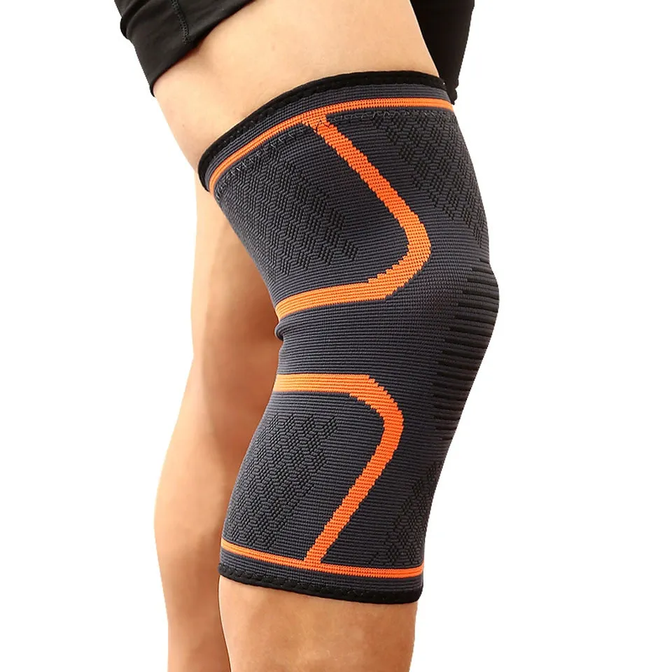 Fitness Running Cycling Knee Support Braces Elastic Nylon Sport Compression Knee Pad