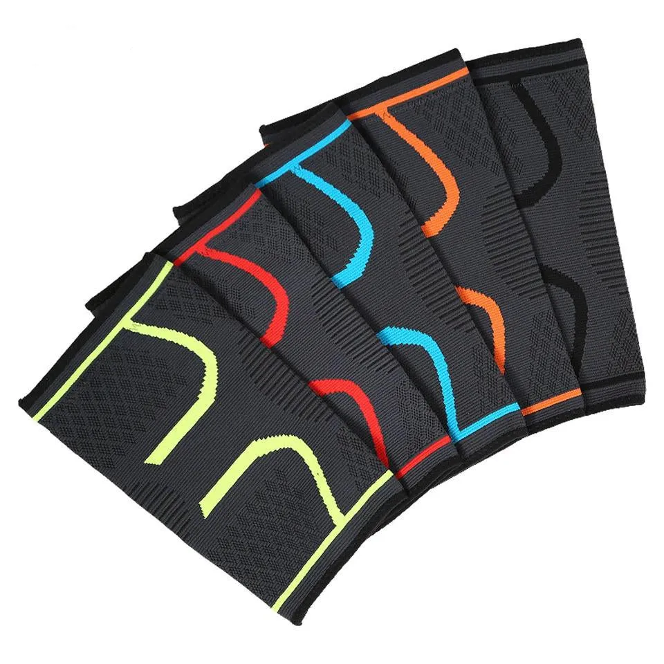 Fitness Running Cycling Knee Support Braces Elastic Nylon Sport Compression Knee Pad