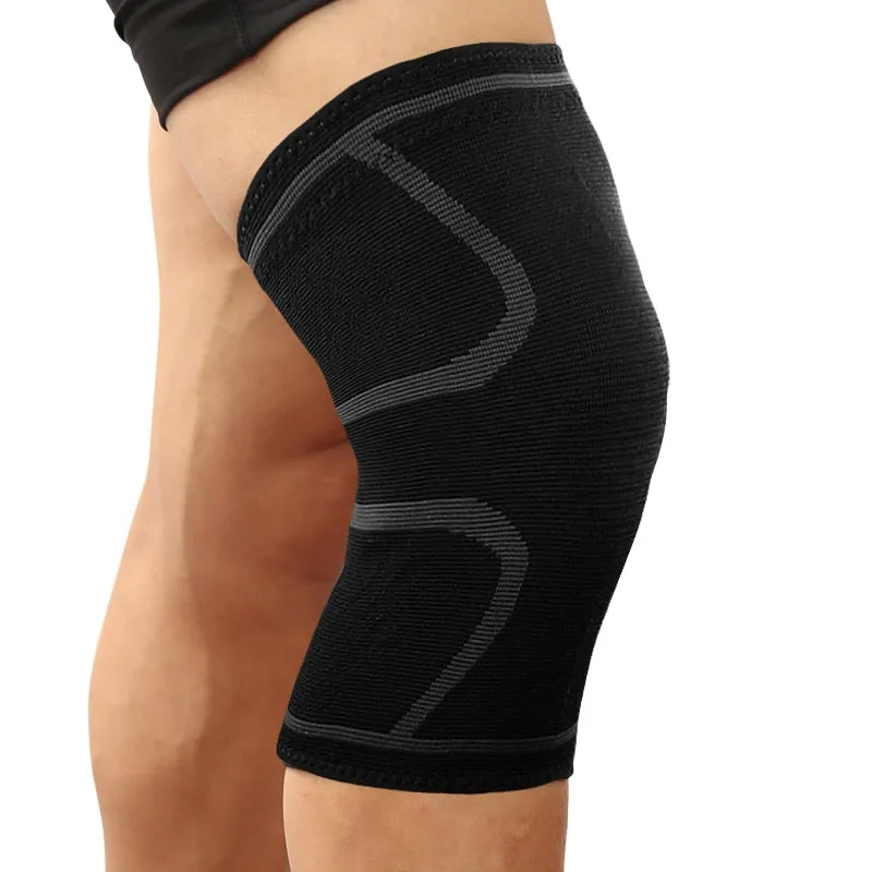 Fitness Running Cycling Knee Support Braces Elastic Nylon Sport Compression Knee Pad