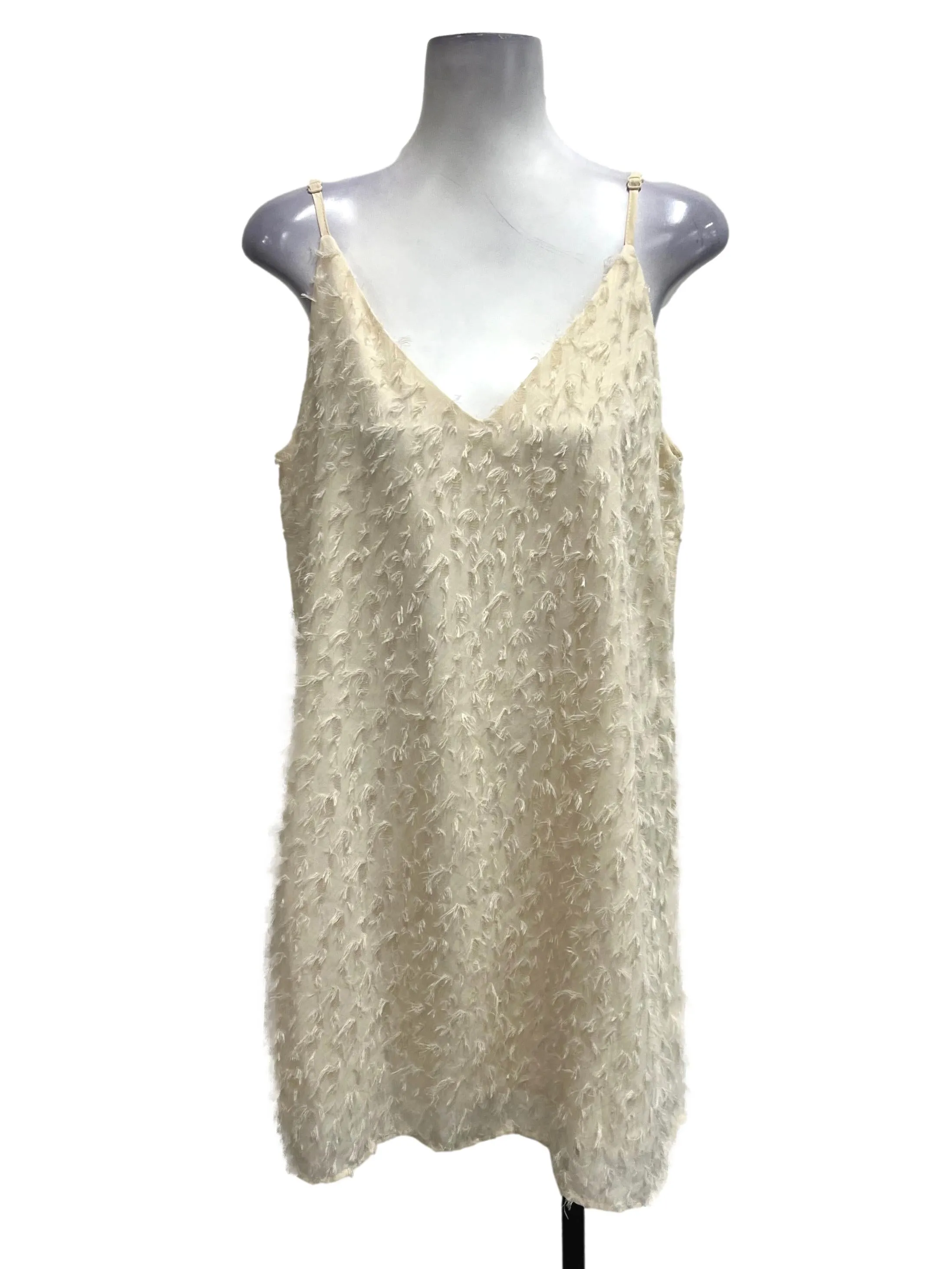 Flaxen Fluffy Slip Cami Dress