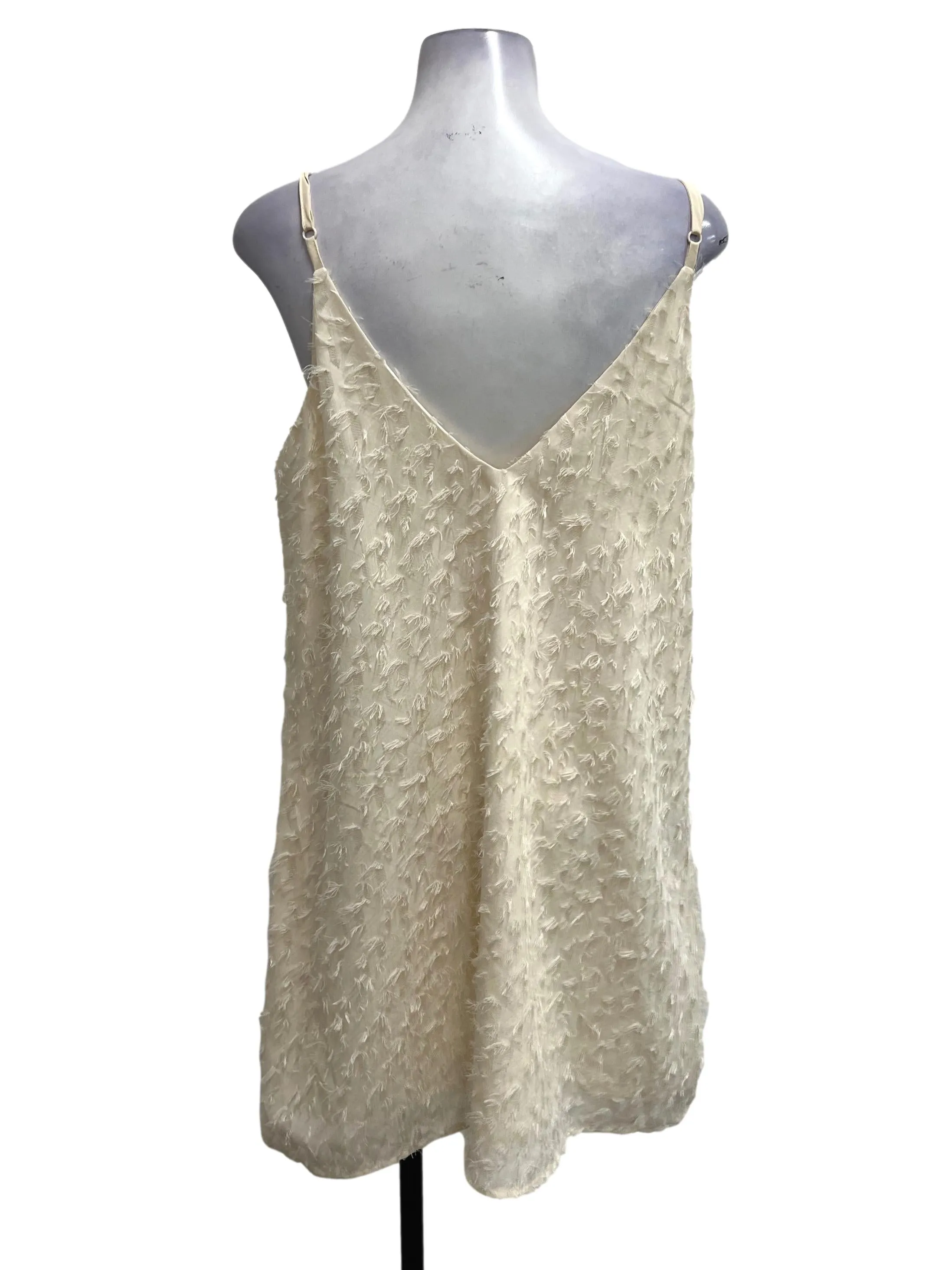 Flaxen Fluffy Slip Cami Dress
