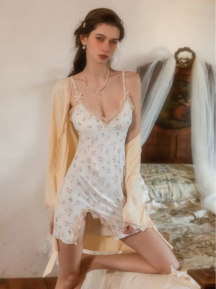 Floral Lace Slip Dress