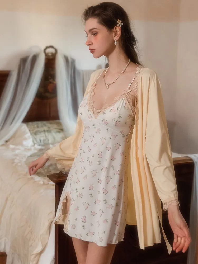 Floral Lace Slip Dress