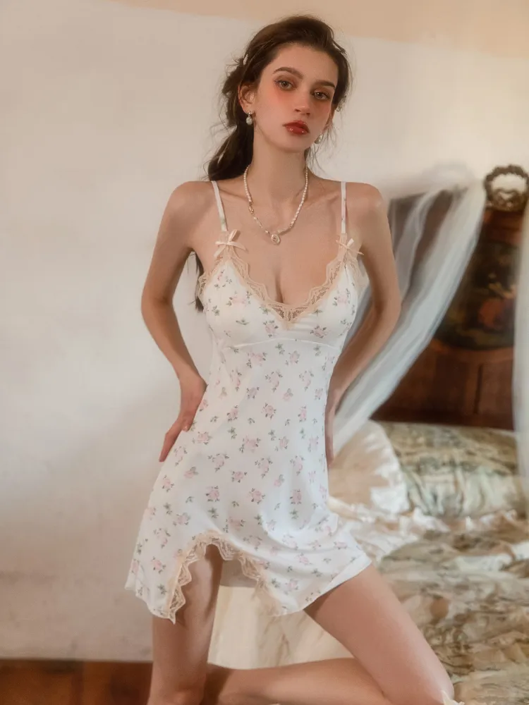 Floral Lace Slip Dress