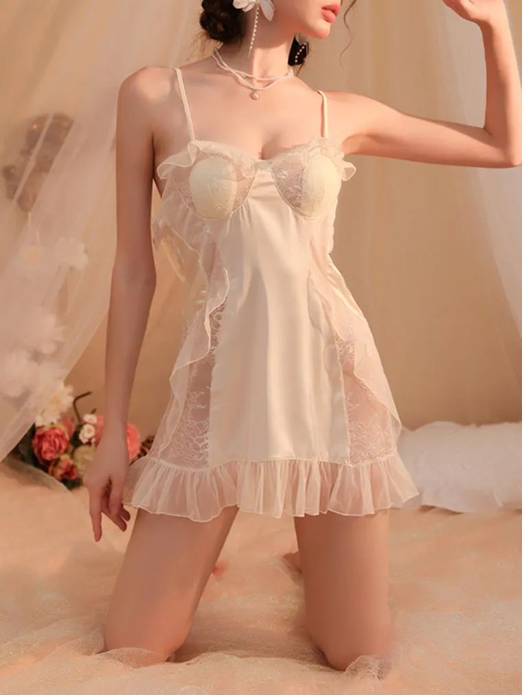 Flounce Slip Dress