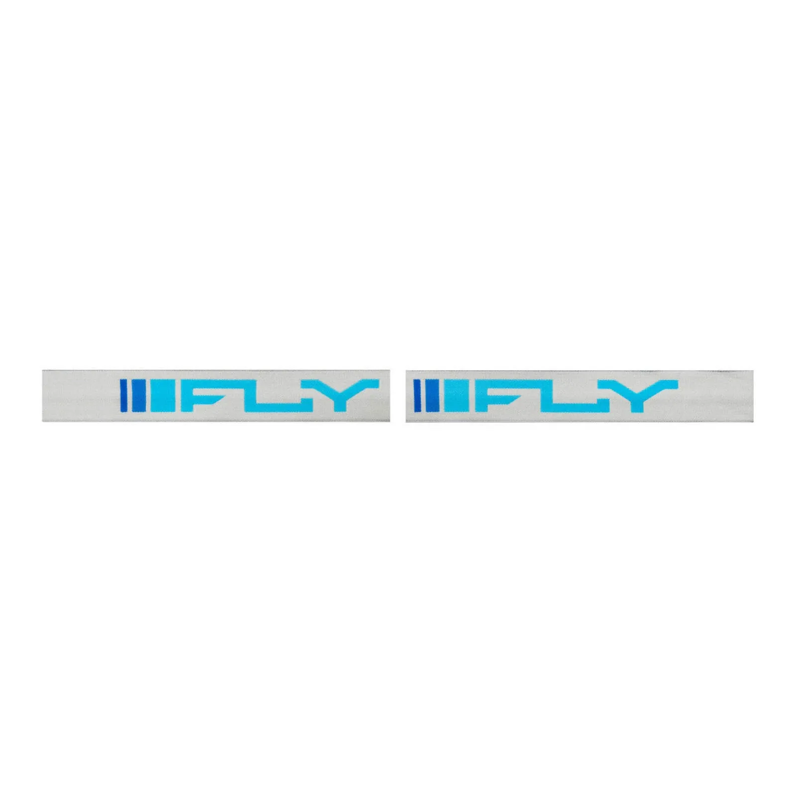 FLY Racing 2024 Zone Goggle - Silver / Blue with Dark Blue Mirror / Smoke Lens