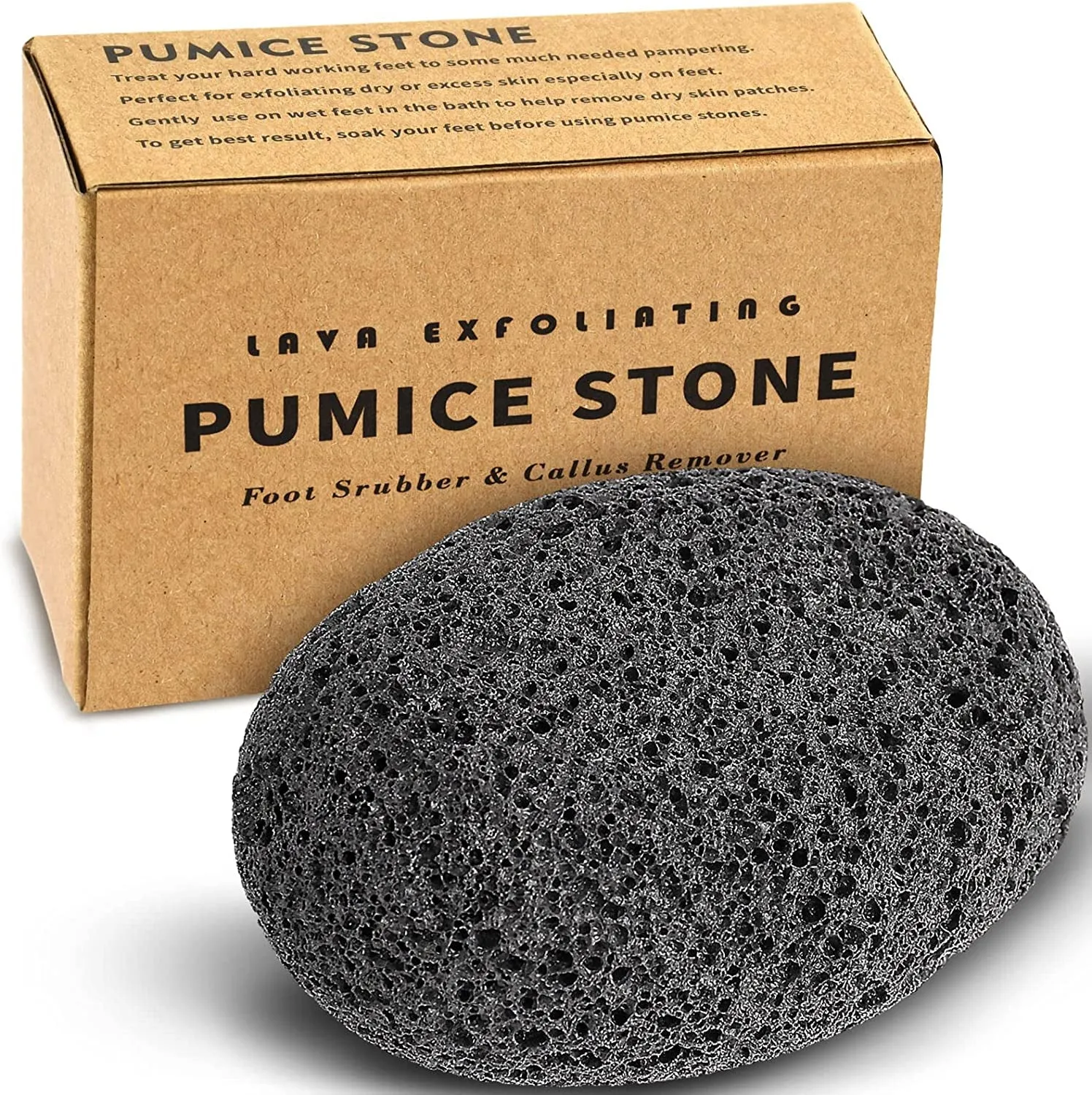 Foot Pumice Stone for Feet Hard Skin Callus Remover and Scrubber (Pack of 4) (Blue)