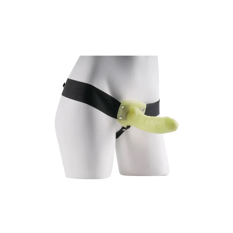 For Him or Her Hollow Strap-On - Glow in the Dark Dildo