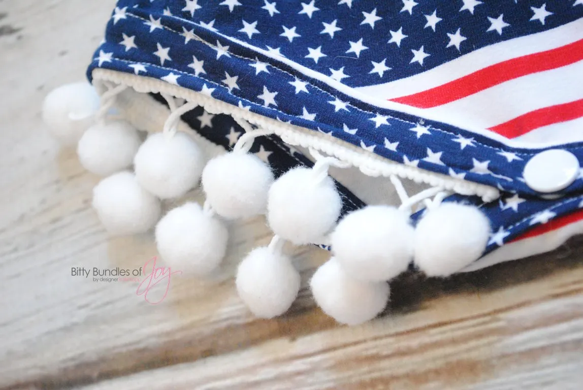 Fourth of July Knit Romper
