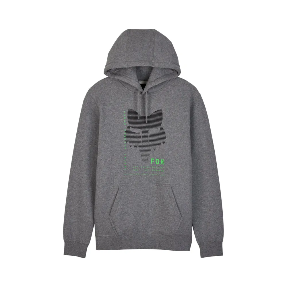 FOX DISPUTE FLEECE PULLOVER HOODY [HEATHER GRAPHITE]